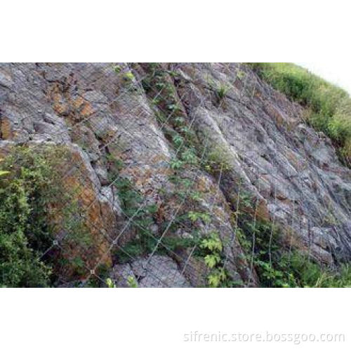 Safety WICCO System spider wire mesh / rock reinforcement m